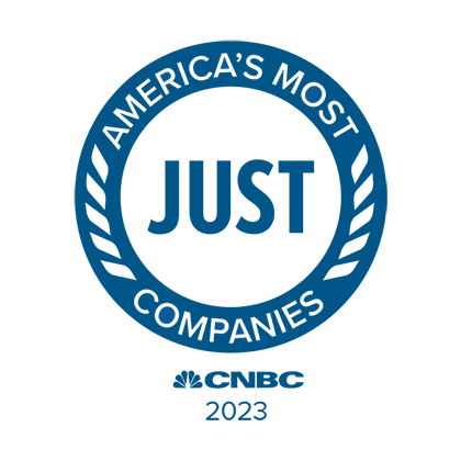 Just 100 Award logo