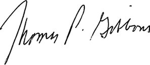 Thomas P. (Todd) Gibbons' Signature
